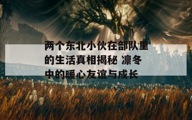 两个东北小伙在部队里的生活真相揭秘 凛冬中的暖心友谊与成长