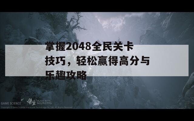 掌握2048全民关卡技巧，轻松赢得高分与乐趣攻略