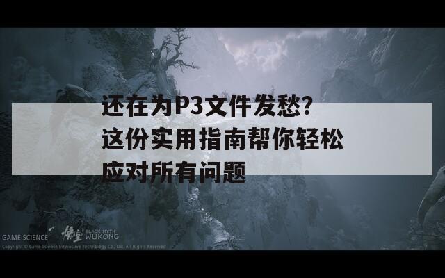还在为P3文件发愁？这份实用指南帮你轻松应对所有问题