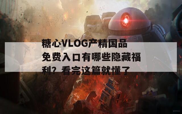 糖心VLOG产精国品免费入口有哪些隐藏福利？看完这篇就懂了