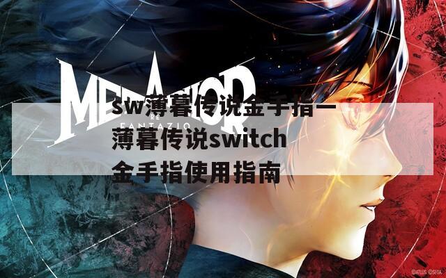 sw薄暮传说金手指—薄暮传说switch金手指使用指南