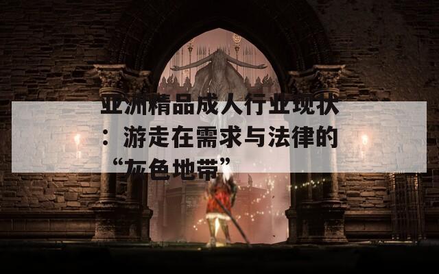 亚洲精品成人行业现状：游走在需求与法律的“灰色地带”